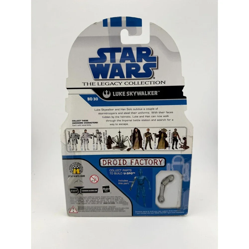 Hasbro Star Wars The Legacy Collection Luke Skywalker Stormtrooper BD 30 NIP